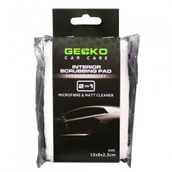 Gecko 2in1 Interieur Microvezel & Fleece Spons 13cm x 9cm x 2,5cm