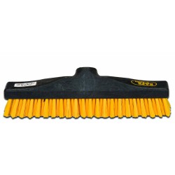 SafeBrush Luiwagen / Schrobbezem Polyester Geel 30cm