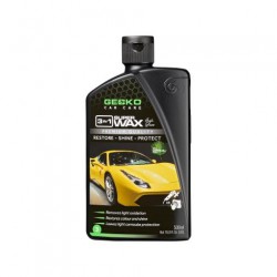 Gecko Polijstmiddel 3 in 1 + Carnauba Fles 500ml