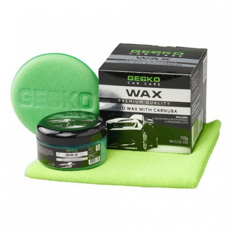 Gecko Harde Wax 150ml incl. Microvezeldoek en Spons Giftbox