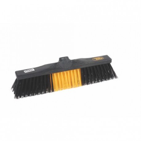 SafeBrush Harde Bezem Polyester zwart/geel 40cm