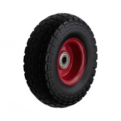 Los wiel 10'' massief rubber ijzeren velg voor steekwagen